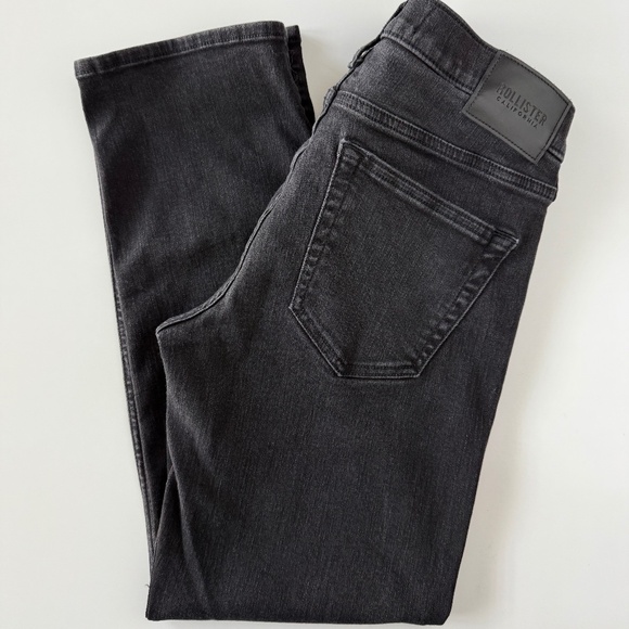 Hollister Straight Advanced Stretch Black Jeans size W30 x L30 - Picture 2 of 6